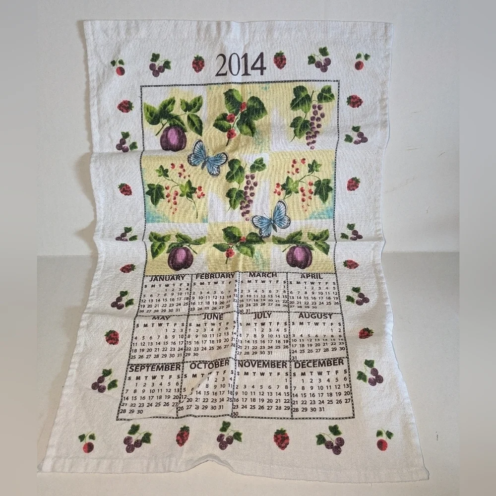 2014 calendar towel